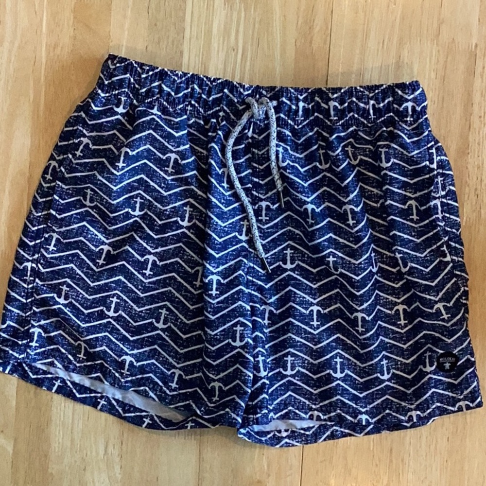 Molokai swim trunks, size Medium, new condition.